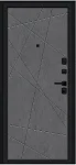 Дверь Браво Граффити-5/SBlack Букле черное/Slate Art DIS007412 фото